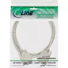 Serielles Kabel InLine DB9 Buchse/Buchse Direktverbindung 1,80 m Beige
