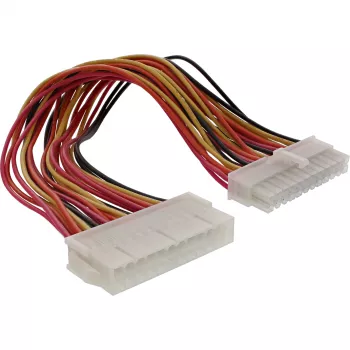 InLine Mainboard-Kabel ATX 24pin Stecker/Buchse 0,20 m