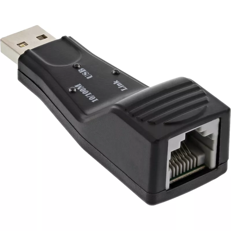InLine USB 2.0 Netzwerkadapter 10 / 100MBit
