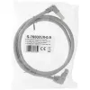 Netzwerkkabel InLine® S-76602U-1.1 abgewinkelter Stecker Cat.6 1,1 m grau