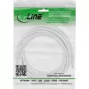 InLine DC-Verlängerungskabel, DC-Stecker/Buchse 3,5x1,35mm, AWG 18, weiß 3m