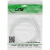 InLine DC-Verlängerungskabel, DC Stecker/Buchse 5,5x2,1mm, AWG 18, weiß 5m