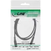 InLine DC-Verlängerungskabel, DC-Stecker/Buchse 4,0x1,7mm, AWG 18, schwarz 0,5m