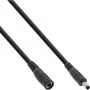 InLine DC-Verlängerungskabel, DC Stecker/Buchse 4,0x1,7mm, AWG 18, schwarz 3m