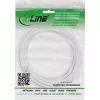 InLine DC-Verlängerungskabel, DC-Stecker/Buchse 5,5x2,5mm, AWG 18, weiß 3m