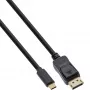 InLine USB Display-Kabel, USB-C Stecker auf DisplayPort Stecker, 7,5 m