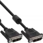 InLine DVI-D Kabel 18+1 Stecker / Stecker Single Link 2 Ferritkerne 3 m