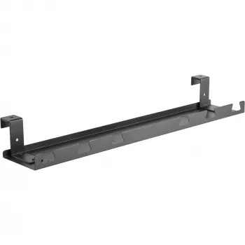 Kabelwanne/-ablage für Untertischmontage InLine 131×590×74 mm, schwarz