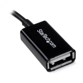 StarTech.com 5in Micro USB zu USB OTG Host Adapter M/F, 0,127 m, Micro-USB B, USB A, USB 2.0, 0,48 Gbit/s, Schwarz