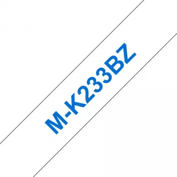 Beschriftungsband Brother MK233 12 mm Blau/Weiß