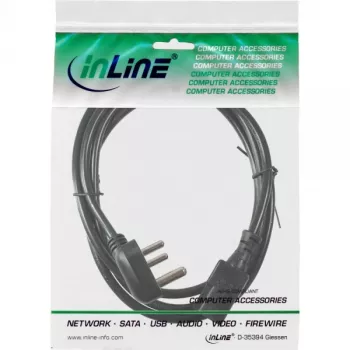 InLine Stromkabel Typ D Südafrika 5A / IEC Stecker 1,8 m