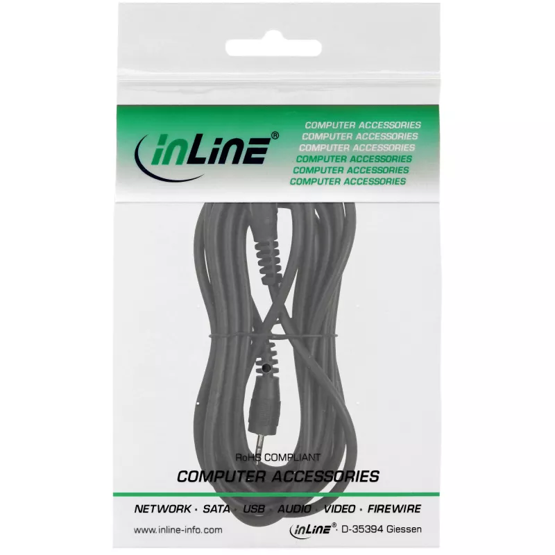 InLine Audiokabel 2,5 mm Stereo Stecker / Stecker 1 m