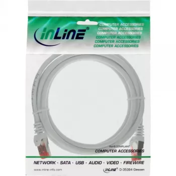 InLine Patchkabel S/FTP PiMF Cat.6 250MHz PVC Kupfer weiß 1,5m