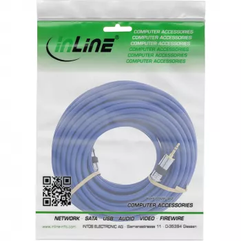 InLine Premium-Audiokabel 3,5 mm Klinke Stecker/Stecker 5 m