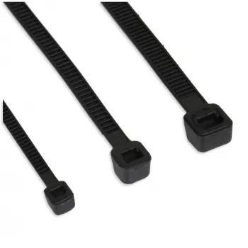 Kabelbinder InLine 300 mm × 3,6 mm, schwarz, 100 Stück, Zugfestigkeit 176,5 N, -20–85 °C