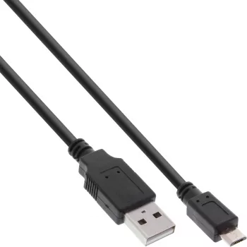 InLine Micro USB 2.0 Schnellladekabel USB Typ A Stecker / Micro-B Stecker, 1,5 m