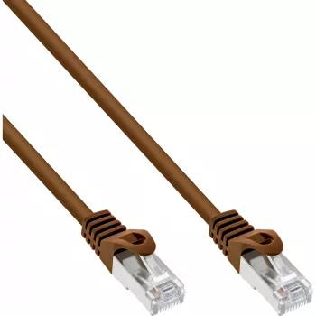 InLine Patchkabel SF/UTP Cat.5e braun 7,5m