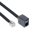InLine Modular-Kabel RJ12 6P6C Stecker/Buchse 2m