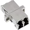 InLine Glasfaser-Adapter Metall Duplex LC/LC SM Keramikhülse mit Flansch