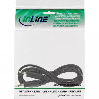InLine Audiokabel 3,5 mm Stereo Stecker/Stecker 0,5 m