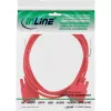 InLine Nullmodem-Kabel DP9 Buchse / Buchse, vergossen, rot, 2 m