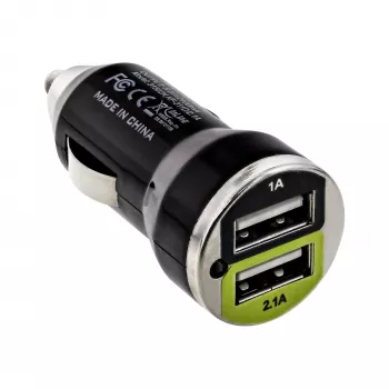 InLine USB-Kfz-Ladegerät + Netzteil für jedes USB-Gerät 12/24V auf 5V DC/2,1A