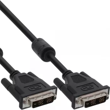 InLine DVI-D-Kabel 24+1 Stecker/Stecker Dual Link 2x Ferritkern 5m