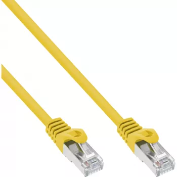 InLine Patchkabel SF/UTP Cat.5e gelb 1,5 m
