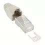 InLine Crimp-Verbinder RJ45 8P8C geschirmt mit Einfädelhilfe und Knickschutz 100 Stück