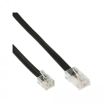 InLine Modular-Kabel RJ45 8P4C / RJ11 6P4C Stecker/Stecker 6 m