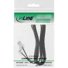 InLine Modular-Kabel RJ45 8P4C / RJ11 6P4C Stecker/Stecker 6 m