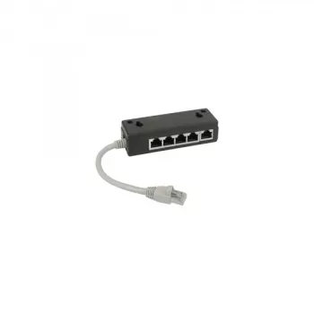 InLine ISDN-Splitter 5x RJ45 Buchse 15cm Kabel mit Abschlusswiderständen