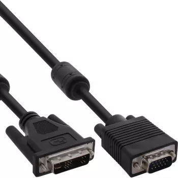 InLine DVI-A-Kabel 12+5 Stecker / 15Pin HD VGA Stecker 3m