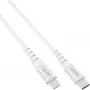 InLine USB-C Lightning Kabel, für iPad, iPhone, iPod, Silber/Aluminium, 2 m