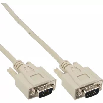 VGA-Kabel 15HD Stecker / Stecker beige 3m InLine 17712A