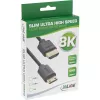 InLine schlank Ultra High Speed HDMI-Kabel AM/CM 8K4K vergoldet schwarz 0,5 m
