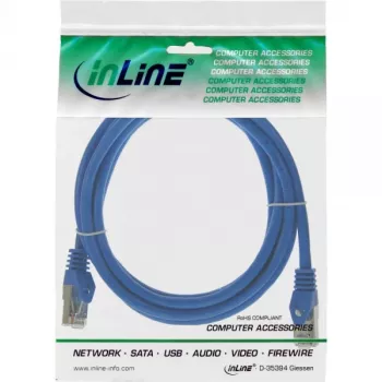 InLine Patchkabel F/UTP Cat.5e blau 1,5 m