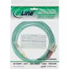 InLine Glasfaser-Duplexkabel LC/SC 50/125µm OM3 20m