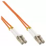 InLine Fiber Optical Duplex Kabel LC/LC 62.5/125µm OM1 0.5m