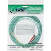 InLine Glasfaser-Duplexkabel LC/ST 50/125 µm OM3 25 m
