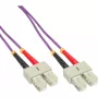 Glasfaser-Duplexkabel SC/SC InLine 83575P 50/125µm OM4 7,5m