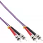 InLine Glasfaser-Duplexkabel ST/ST 50/125µm OM4 7,5m
