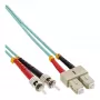 InLine Fiber Optical Duplex Kabel SC/ST 50/125µm OM3 7.5m