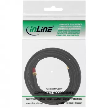 InLine WIFI Kabel R-SMA Stecker / R-SMA Kupplung 0,3 m