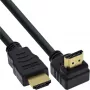 InLine High Speed HDMI-Kabel mit Ethernet, abgewinkelt, 0,3 m