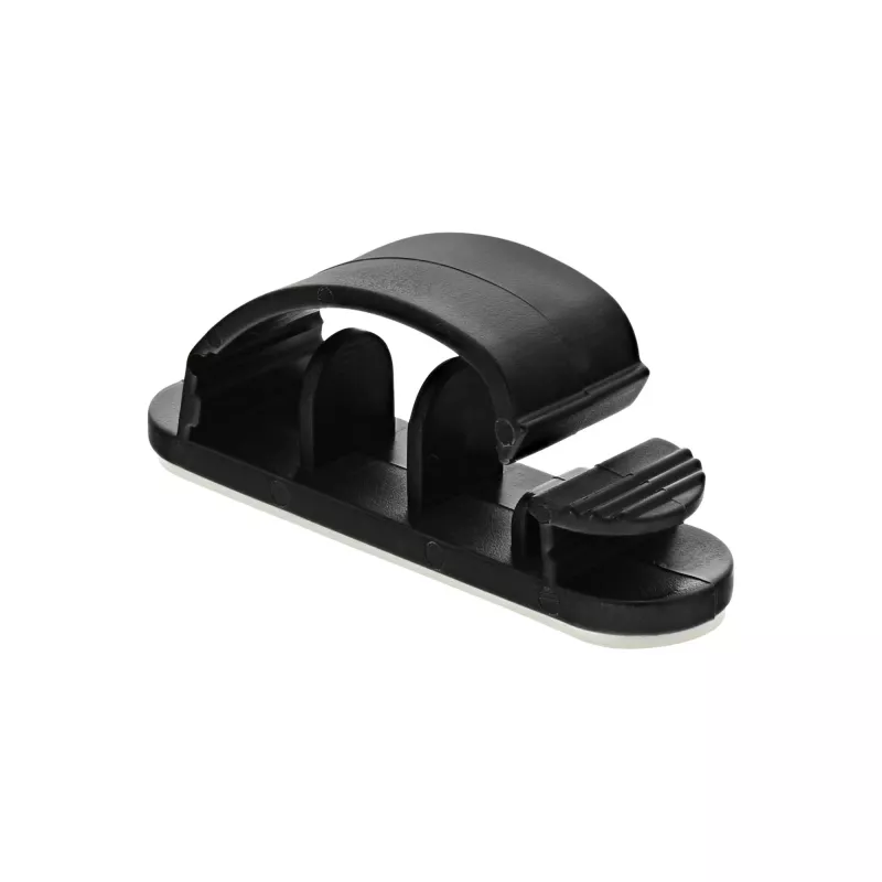 InLine 10 Stk. Beutel Kabelmanager mit Klebeband 8,5 cm schwarz
