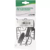 InLine 10 Stk. Beutel Kabelmanager mit Klebeband 8,5 cm schwarz