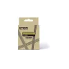 Etikettenband Epson LK-4YAS Grau Gelb Thermotransfer 1,2 cm