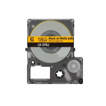 Epson LabelWorks LK-4YBJ Beschriftungsband, Schwarz auf Mattgelb, 12 mm x 8 m