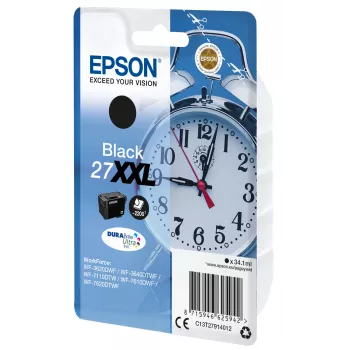Epson Einzelpack Schwarz 27XXL DURABrite Ultra Tinte